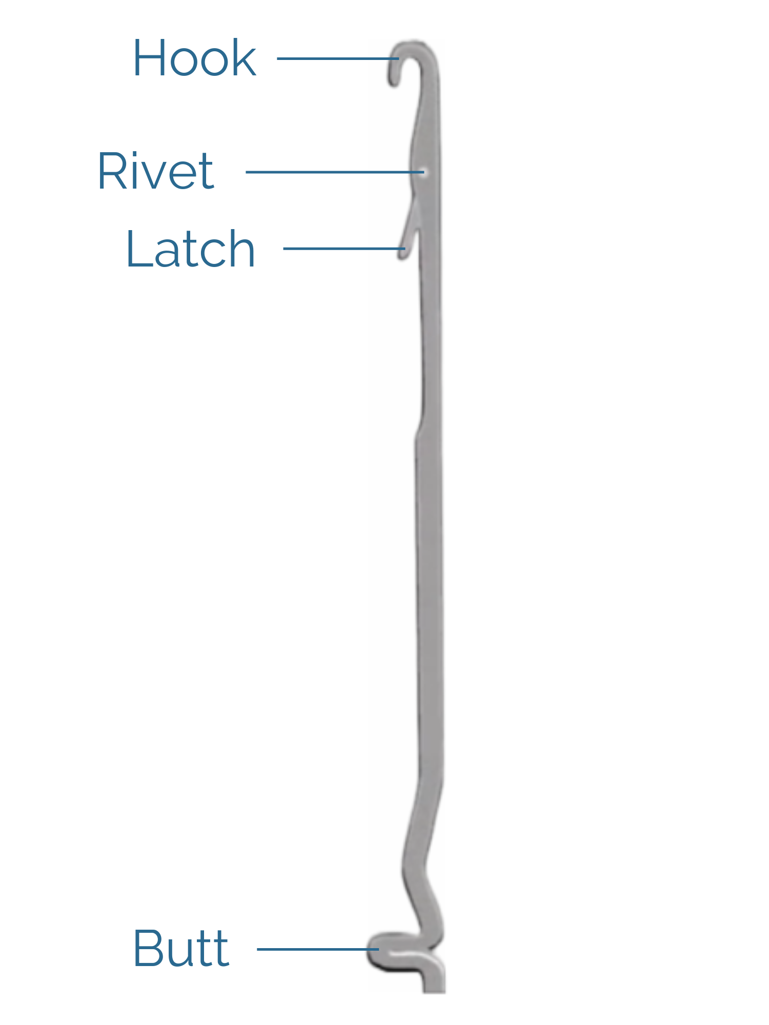 Latched Needle Components