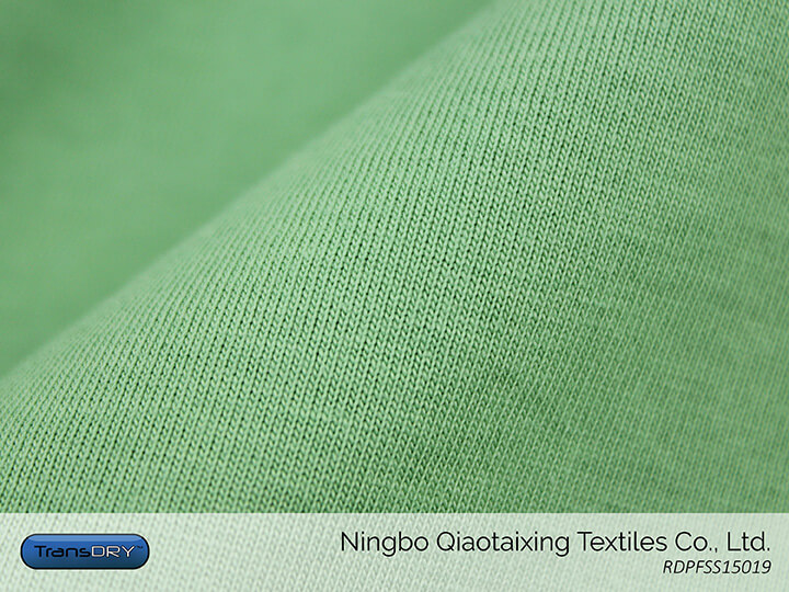 transdry cotton moisture management fabric sample