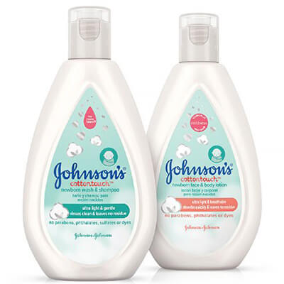 johnson and johnson cotton touch lotion