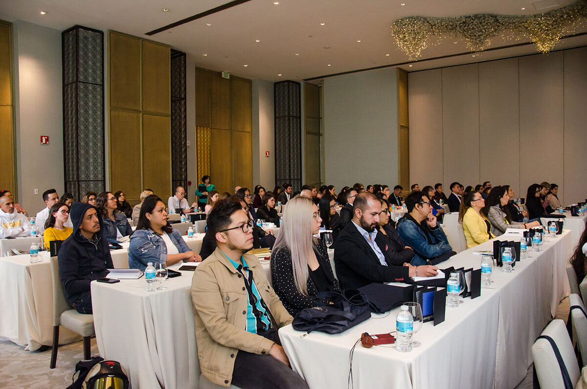 conference attendees sitting June 2019
