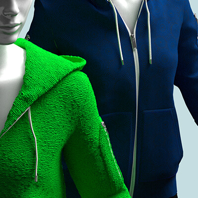 avatars wearing cotton hoodies